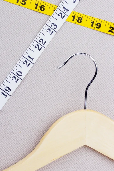 Cintre et ruban à mesurer — Photo