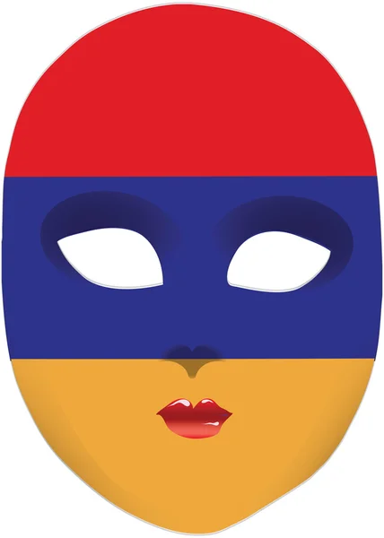 Mask Armenia — Stock Vector