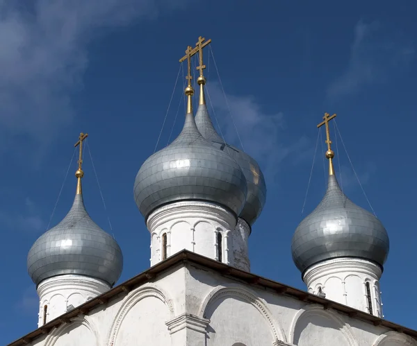 Cúpula de la Catedral de la Santa Cruz en Tutaev, Rusia —  Fotos de Stock