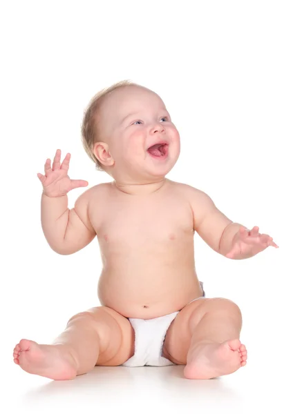 아기는 미소 — 스톡 사진