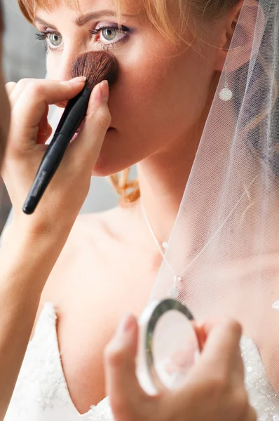 Maquiagem de casamento — Fotografia de Stock