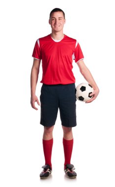 Soccer player clipart