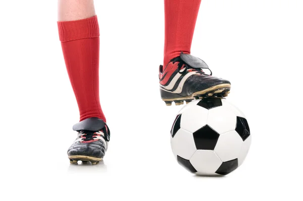 Bacaklar futbolcu — Stok fotoğraf