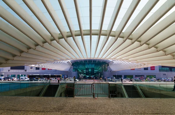 stock image Oriente train station at Lisbon