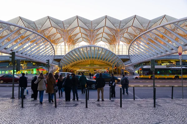 Oriente залізничного вокзалу в Лісабоні — стокове фото