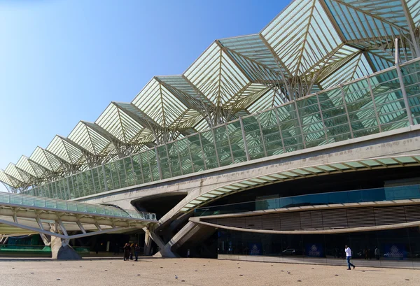 stock image Oriente train station at Lisbon