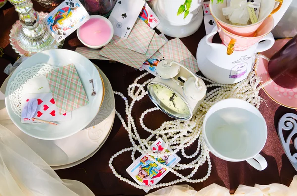 Tea party v parku — Stock fotografie