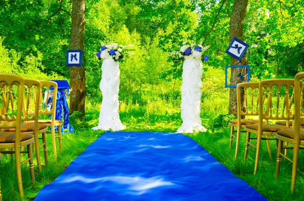 結婚式のカーペット — ストック写真