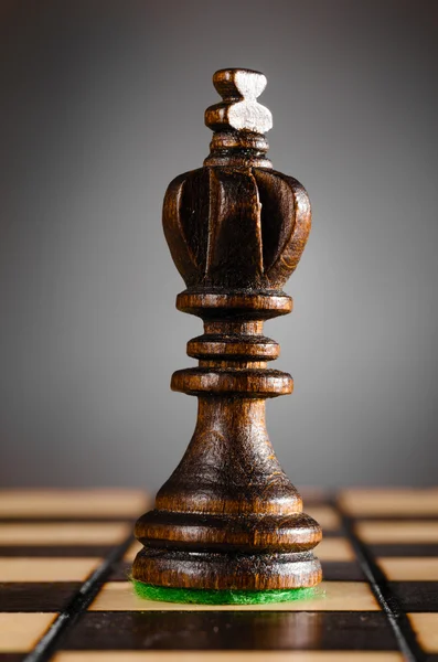 Wooden king — Stock Photo, Image