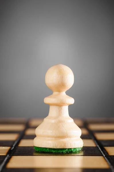 Wooden pawn — Stock Photo, Image