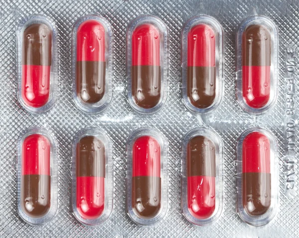 Tabletta buborékcsomagolásban — Stock Fotó