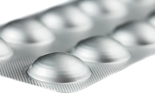 Buborékcsomagolásban lévő tabletták — Stock Fotó