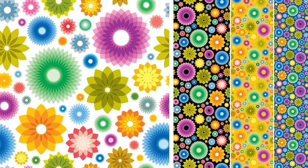 Flower wallpaper background — Stock Vector