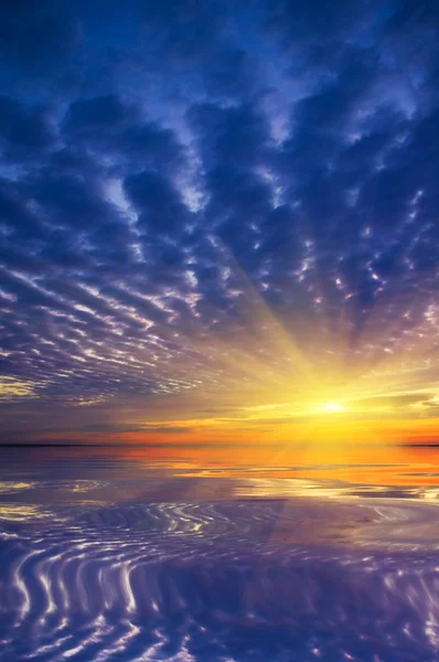 Ocean on sunset. — Stock Photo, Image