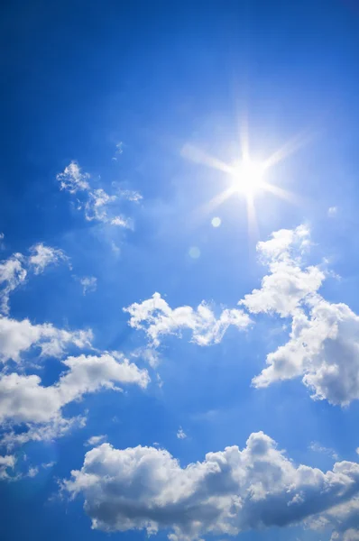Niebo słoneczny tło — Zdjęcie stockowe