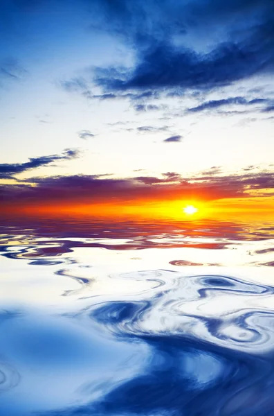 Sea on sunset — Stock Photo, Image