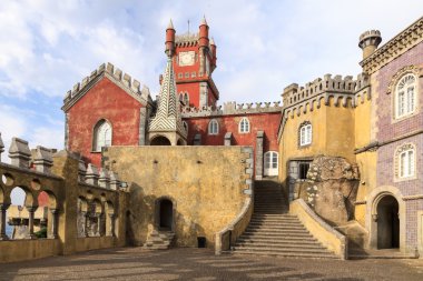 The Pena National Palace in Sintra, Portugal clipart