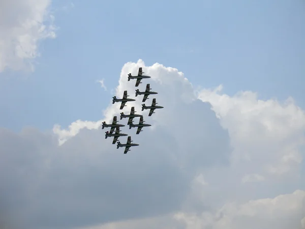 Aermacchi MB-339 en el cielo — Foto de Stock
