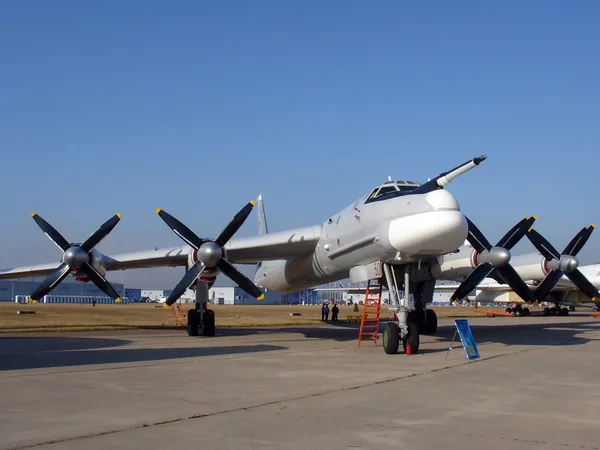 Bombplan tu-95 — Stockfoto
