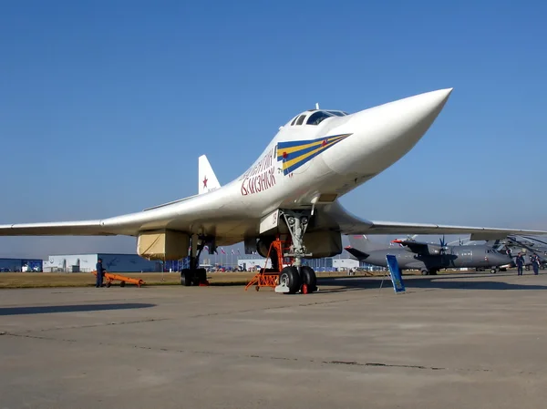 Βομβαρδιστικό αεροπλάνο tu-160 — Stock fotografie
