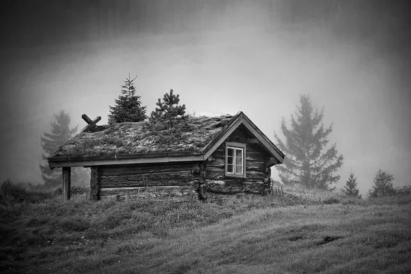 Vecchia casa Norvegia — Foto Stock