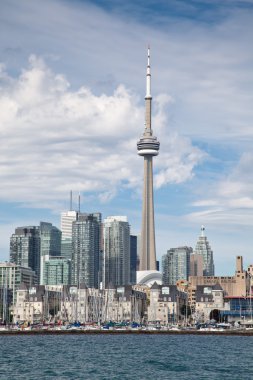 Toronto downtown, Kanada, göletten