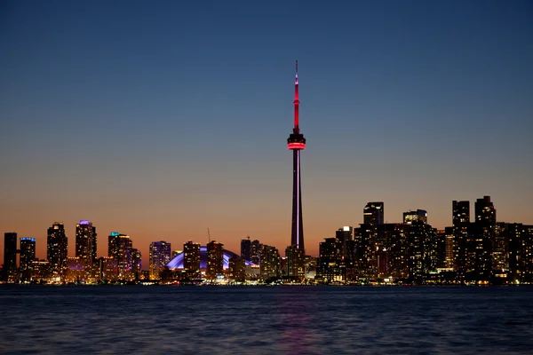 Puesta de sol dramática, Toronto, Canadá — Foto de Stock