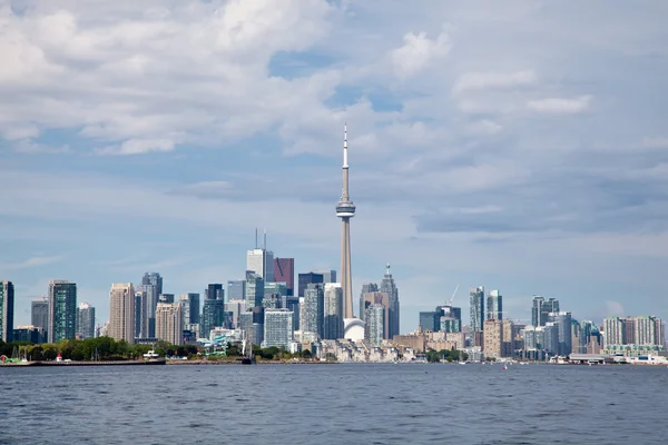 Toronto downtown, Canada, view from the lake — Stock Photo, Image