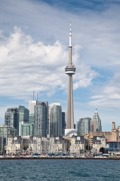 Центр Торонто, Канада, вид с озера — стоковое фото