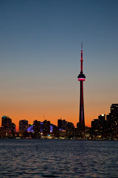 Dramatické a západ slunce, toronto, Kanada — Stock fotografie