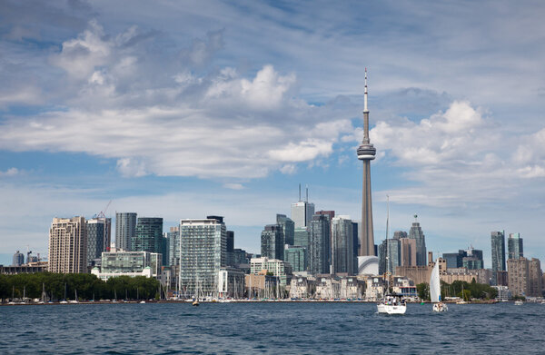 Toronto downtown, Canada, view from the lake