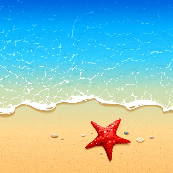 Paradis plage — Image vectorielle