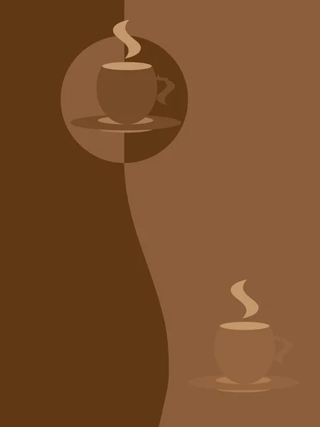 Titelbild der Kaffee-Speisekarte — Stockvektor