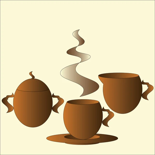Кава набір — стоковий вектор