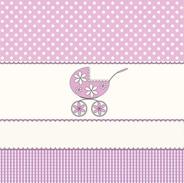 Babys rosa Hintergrund — Stockvektor
