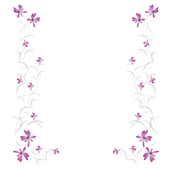 Hintergrund mit floralem Muster — Stockvektor