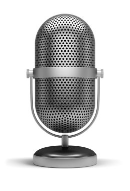 Retro microphone clipart