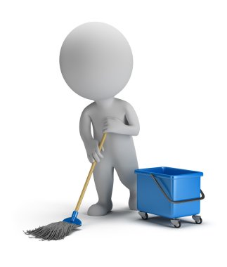 3d small - sweeper clipart