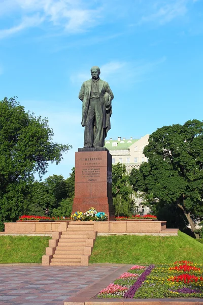 Taras shevchenko monument, Kiev, Ukraina — Stockfoto