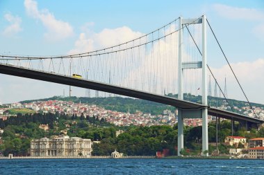 İstanbul, Türkiye 'deki Boğaz Köprüsü