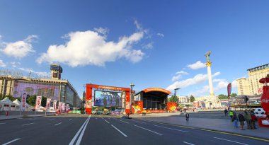 UEFA EURO 2012 Fan Zone in Kyiv clipart