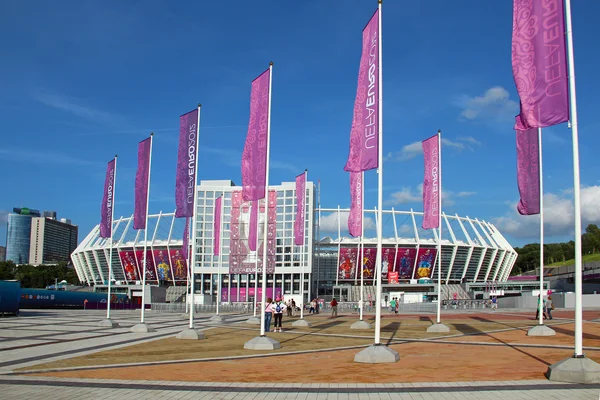 奥林匹克体育场在基辅，乌克兰 — 图库照片