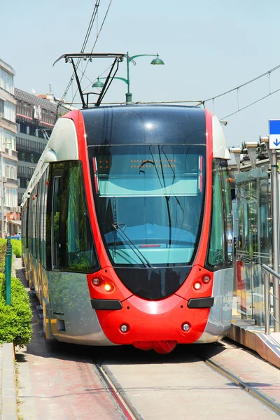 Трамвай в Стамбуле — стоковое фото