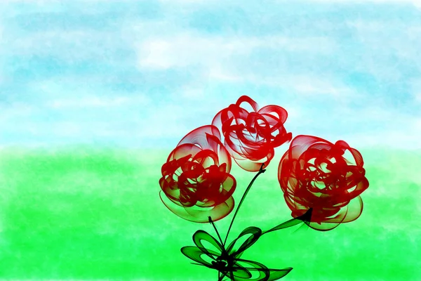 Abstract roses — Stock Photo, Image