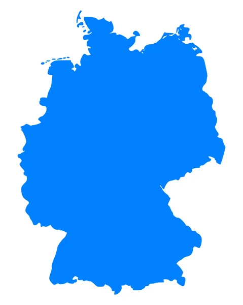Németország térképe — Stock Vector
