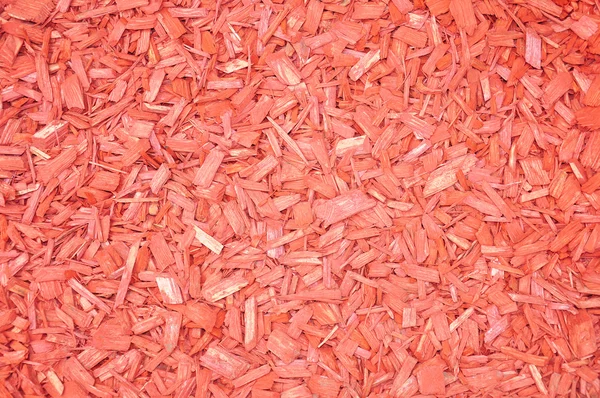 赤い木材チップ — ストック写真
