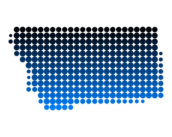 Stock vector Map of Montana
