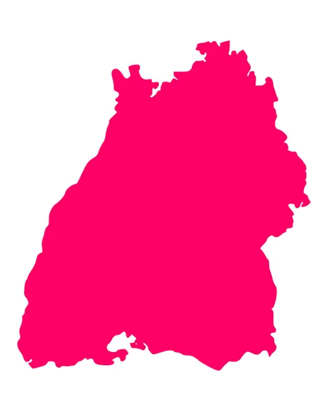 Baden-Wuerttemberg地图 — 图库矢量图片