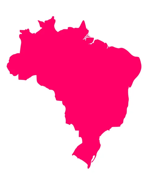 브라질의 지도 — 스톡 벡터