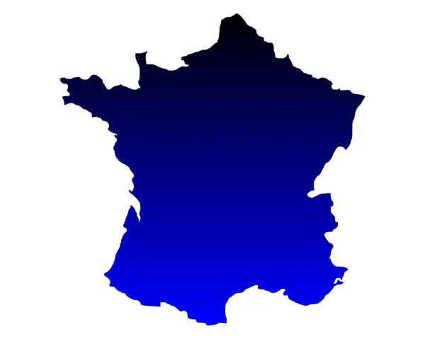 Мапа Франції — стоковий вектор